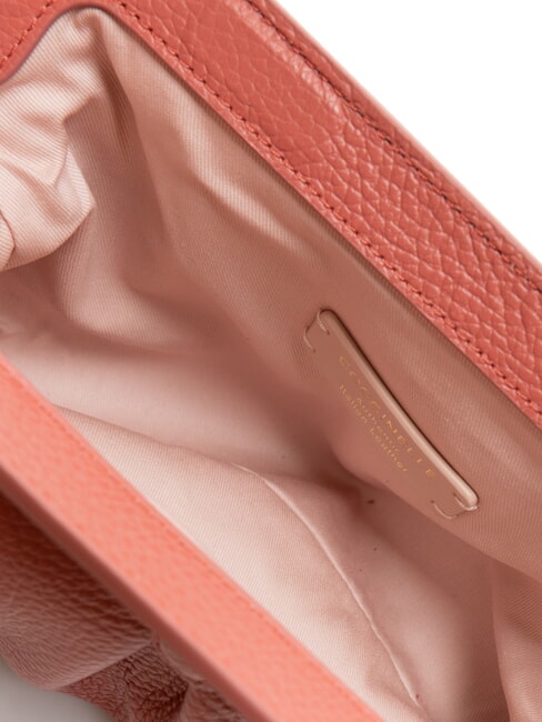 DILETTA SOFT Clutch aus geh&auml;mmertem Leder Topf - Damentaschen