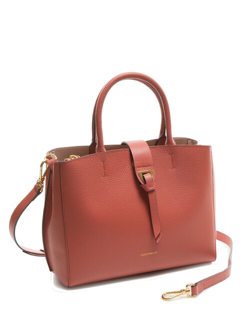 ALBA Tote Bag aus geh&auml;mmertem Leder Topf - Damentaschen