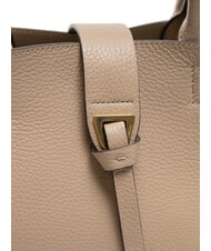 COCCINELLE ALBA Tote Bag aus geh&auml;mmertem Leder Puderrosa - Damentaschen - 3