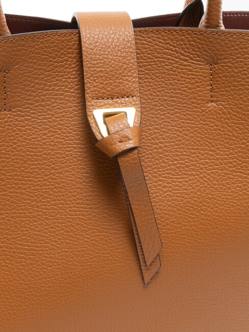 ALBA Schultertasche aus geh&auml;mmertem Leder CUIR - Damentaschen