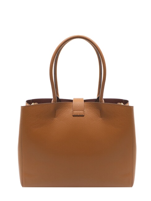 ALBA Schultertasche aus geh&auml;mmertem Leder CUIR - Damentaschen