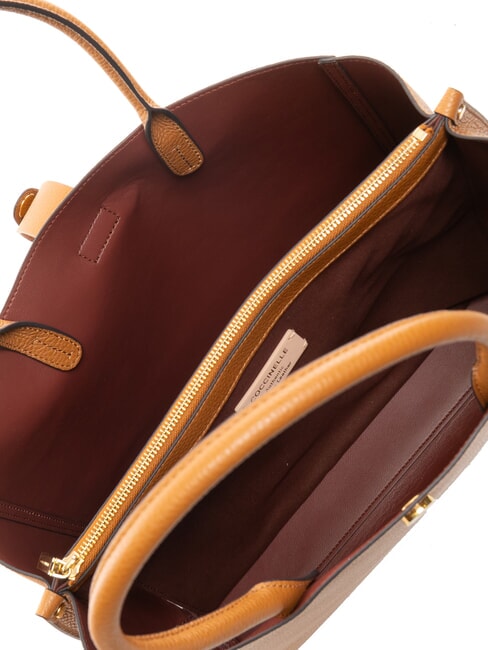 ALBA Schultertasche aus geh&auml;mmertem Leder CUIR - Damentaschen