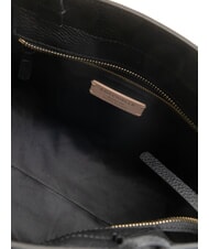 COCCINELLE KLICHE Handtasche aus geh&auml;mmertem Leder Schwarz - Damentaschen - 6