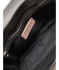 COCCINELLE ARIES Schultertasche aus geh&auml;mmertem Leder Schwarz - Damentaschen - 6