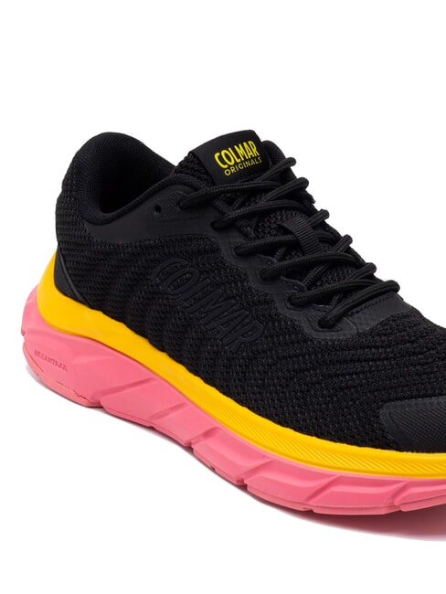 URBANTRAIL COLORS Turnschuhe schwarz-pink/leuchtgelb - Schuhe Unisex