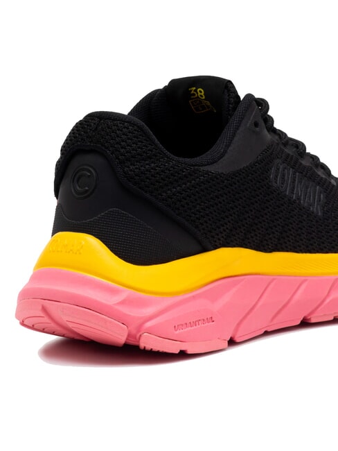 URBANTRAIL COLORS Turnschuhe schwarz-pink/leuchtgelb - Schuhe Unisex