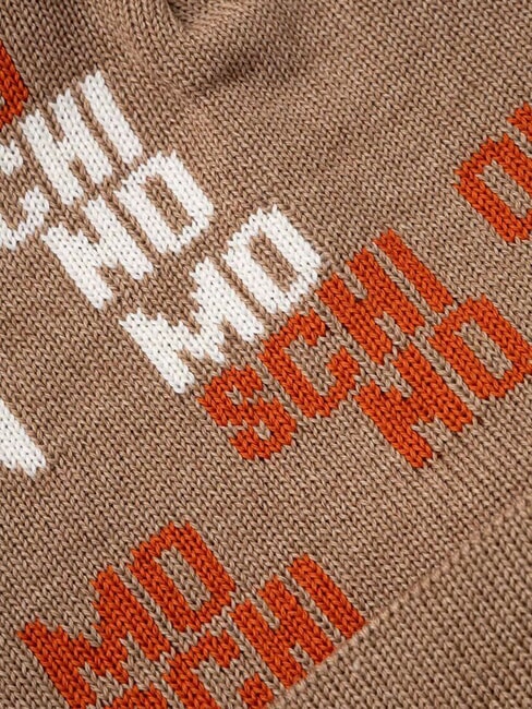 LOGO BICOLOR Umschlagm&uuml;tze Beige - M&uuml;tzen/H&uuml;te