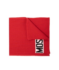 MOSCHINO LOGO Gerippter Schal Rot - Schals - 3