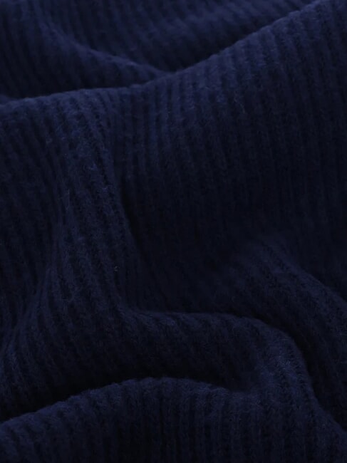 LOGO Gerippter Schal Blau - Schals