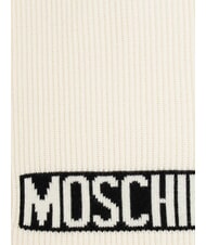 MOSCHINO LOGO Gerippter Schal Creme - Schals - 3