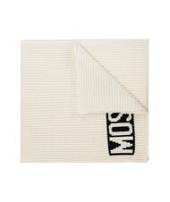 MOSCHINO LOGO Gerippter Schal Creme - Schals - 4