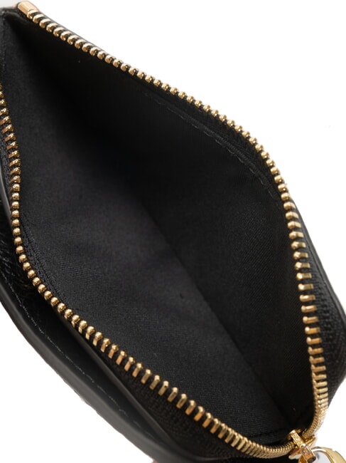 VOILE Mittelgro&szlig;e Brieftasche aus geh&auml;mmertem Leder Schwarz - Brieftaschen Damen