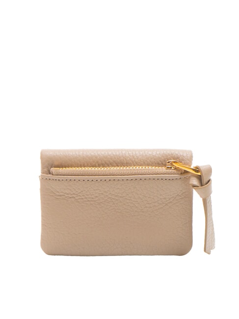 SOFTY Kartenetui aus geh&auml;mmertem Leder Puderrosa - Brieftaschen Damen