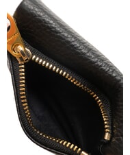 COCCINELLE SOFTY Kartenetui aus geh&auml;mmertem Leder Schwarz - Brieftaschen Damen - 4