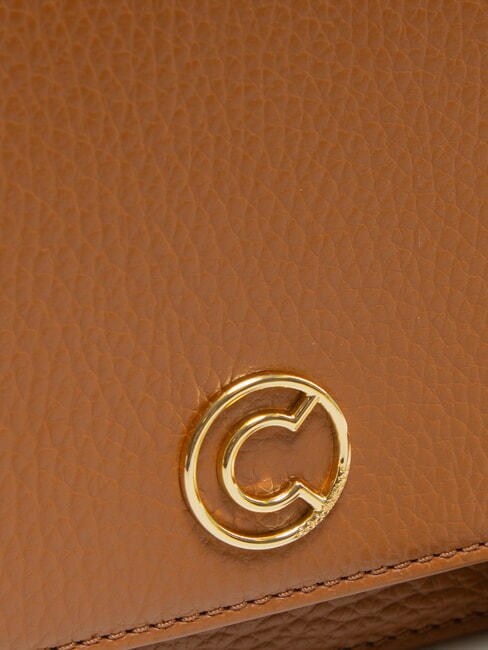 TULIP Schultertasche aus geh&auml;mmertem Leder CUIR - Damentaschen