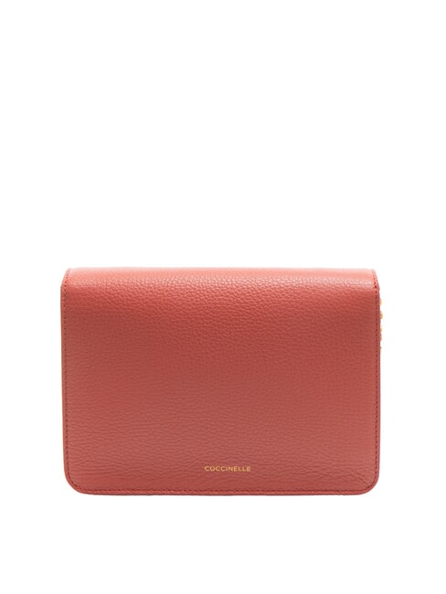 TULIP Schultertasche aus geh&auml;mmertem Leder Topf - Damentaschen