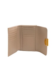 COCCINELLE TALEA Mittelgro&szlig;e Brieftasche aus geh&auml;mmertem Leder Puderrosa - Brieftaschen Damen - 2