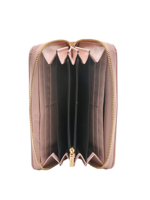 CALIPSO Geldb&ouml;rse mit Rundum-Rei&szlig;verschluss ROSA - Brieftaschen Damen