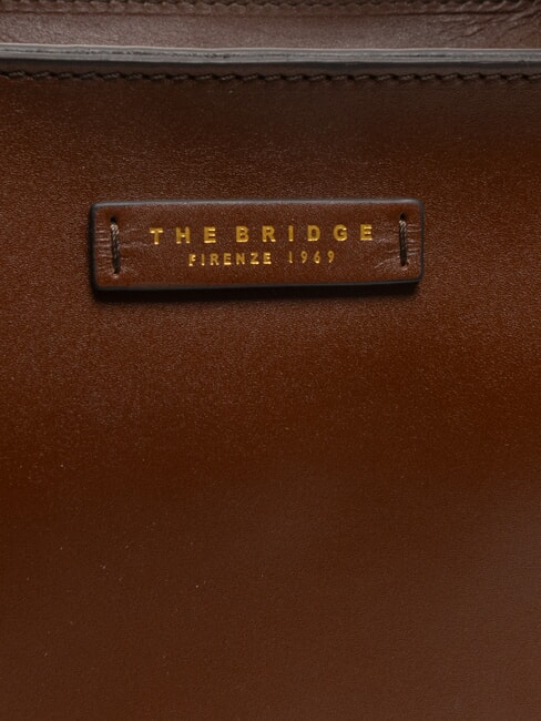 LUCIA Schultertasche aus Leder BRAUN - Damentaschen
