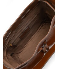 THE BRIDGE CARLOTTA Umh&auml;ngetasche aus Leder mit Taschen BRAUN - Damentaschen - 4