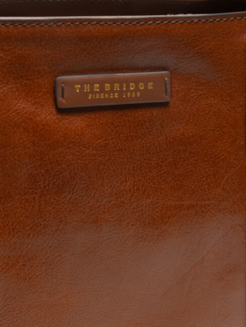 CARLOTTA Einkaufstasche aus Leder BRAUN - Damentaschen