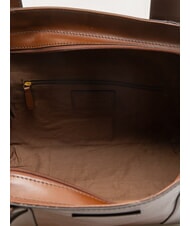 THE BRIDGE CARLOTTA Einkaufstasche aus Leder BRAUN - Damentaschen - 5