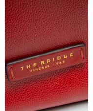 THE BRIDGE CARLOTTA Bucket-Umh&auml;ngetasche Kirsche / Gold - Damentaschen - 3