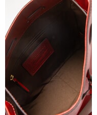 THE BRIDGE CARLOTTA Bucket-Umh&auml;ngetasche Kirsche / Gold - Damentaschen - 5