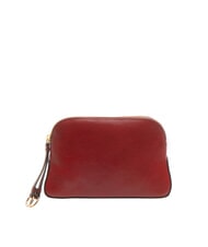 THE BRIDGE CARLOTTA Kosmetiktasche aus Leder Johannisbeere / Gold - Beauty-Case - 4