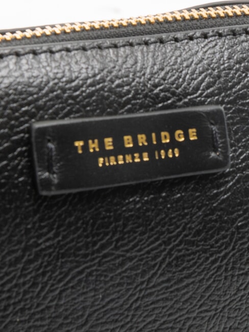 CARLOTTA Kosmetiktasche aus Leder Schwarzes Gold - Beauty-Case