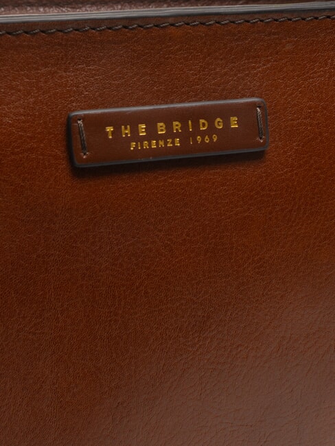 LUCIA Schultertasche aus Leder BRAUN - Damentaschen