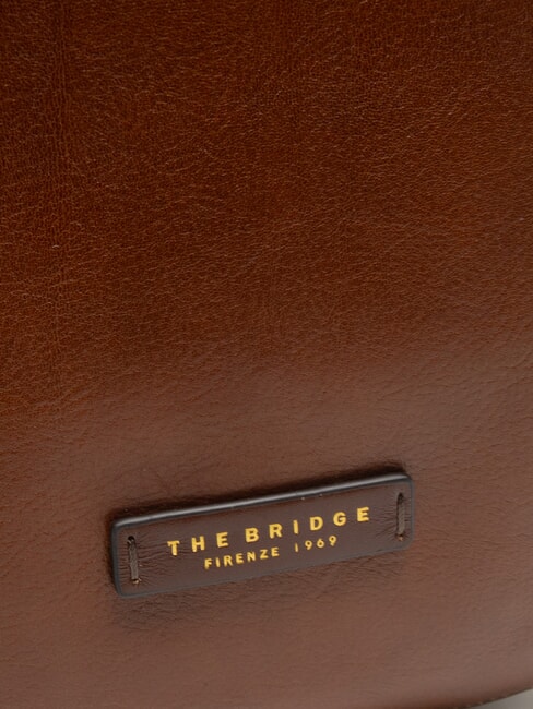 LUCIA Hobo-Umh&auml;ngetasche aus Leder BRAUN - Damentaschen