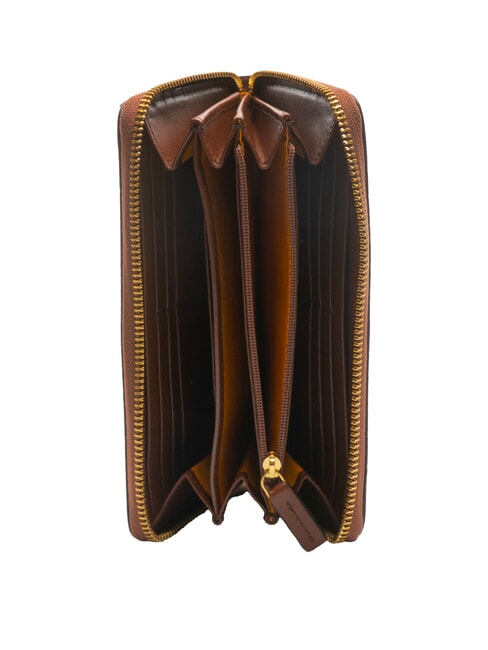 AMELIA Gro&szlig;e Geldb&ouml;rse mit Rundum-Rei&szlig;verschluss BRAUN - Brieftaschen Damen