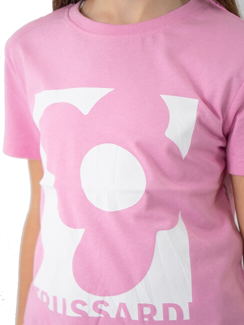 GRIGES Set aus T-Shirt und Bermudashorts rosa/grau meliert - Trainingsanz&uuml;ge f&uuml;r Kinder