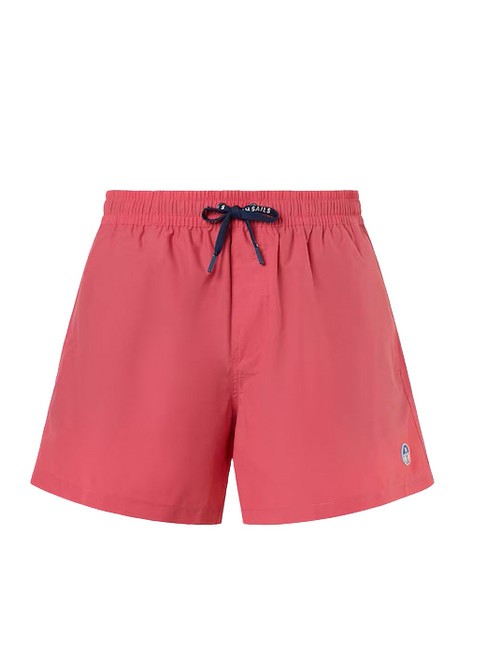 VOLLEY Boxer-Badeanzug mit Logo Calypso-Koralle - Herrenbadehosen
