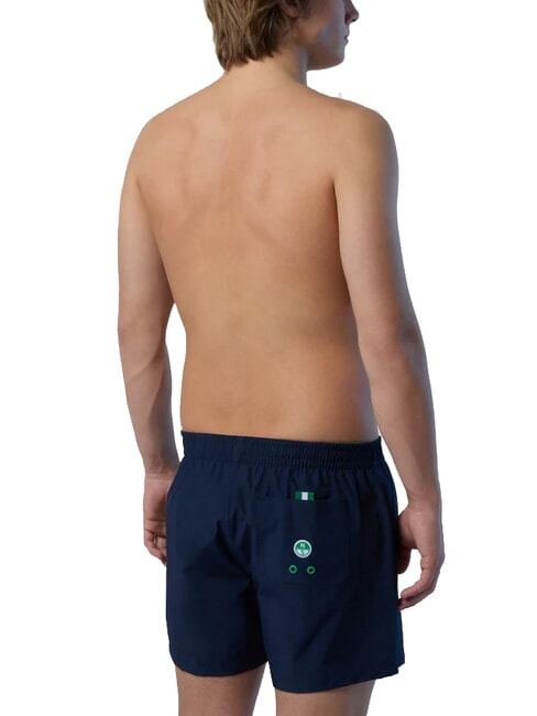 VOLLEY Boxerkost&uuml;m mit seitlichem Logo Navy blau - Herrenbadehosen