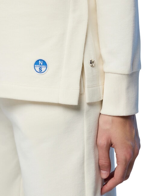 BASIC Rollkragen-Sweatshirt aus Baumwolle M&auml;usespeck - Sweatshirts Damen