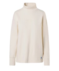 NORTH SAILS BASIC Rollkragen-Sweatshirt aus Baumwolle M&auml;usespeck - Sweatshirts Damen - 4