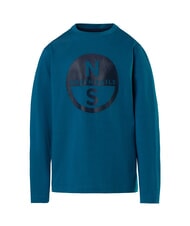 NORTH SAILS GRAPHIC KIDS Lang&auml;rmliges Baumwollhemd wassergr&uuml;n - Kinder-T-Shirt - 4