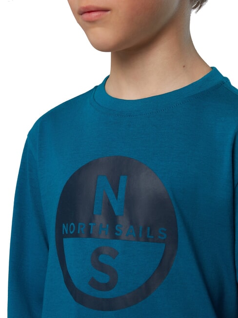 GRAPHIC KIDS Lang&auml;rmliges Baumwollhemd wassergr&uuml;n - Kinder-T-Shirt