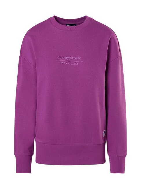 BASIC Sweatshirt mit Rundhalsausschnitt aus Baumwolle mauve - Sweatshirts Damen