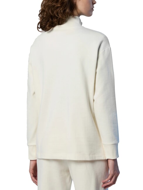 BASIC Rollkragen-Sweatshirt aus Baumwolle M&auml;usespeck - Sweatshirts Damen