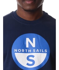 NORTH SAILS GRAPHIC Sweatshirt mit Rundhalsausschnitt aus Baumwolle Navy blau - Sweatshirts Herren - 3