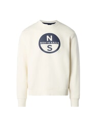 NORTH SAILS GRAPHIC Sweatshirt mit Rundhalsausschnitt aus Baumwolle M&auml;usespeck - Sweatshirts Herren - 3