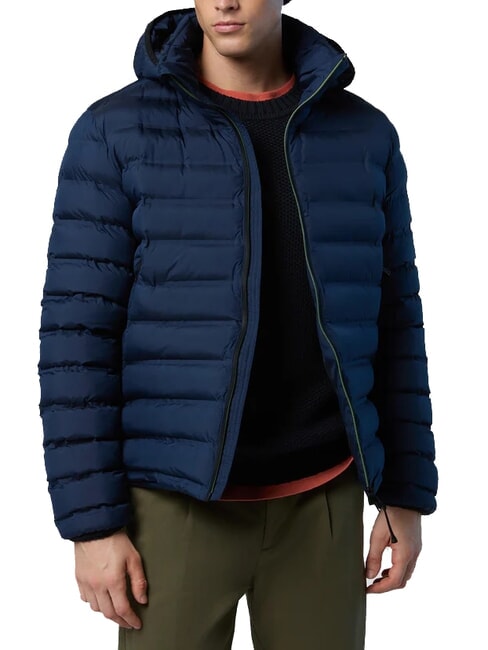 LASER PUFFER Mittellange Daunenjacke Navy blau - Daunenjacken f&uuml;r Herren