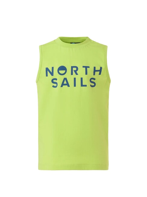 PRINTED KIDS Baumwollpullover mit Armausschnitt saurer Kalk - Kinder-T-Shirt