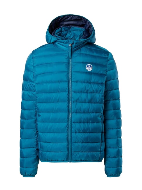 SKYE HOODIE Daunenjacke mit Kapuze wassergr&uuml;n - Daunenjacken f&uuml;r Herren