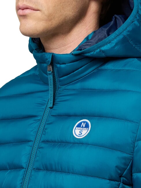 SKYE HOODIE Daunenjacke mit Kapuze wassergr&uuml;n - Daunenjacken f&uuml;r Herren