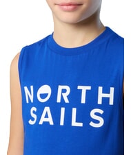 NORTH SAILS PRINTED KIDS Baumwollpullover mit Armausschnitt Surfblau - Kinder-T-Shirt - 3