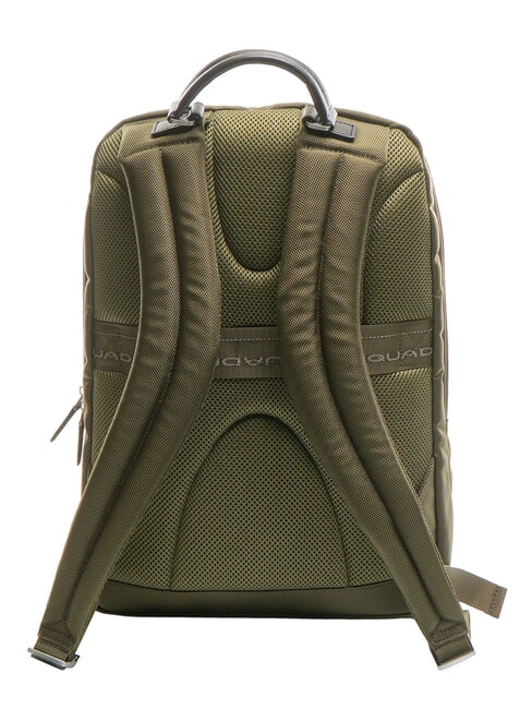LINK Rucksack aus Leder und Stoff, 15,6-Zoll-PC-Halterung GR&Uuml;N - PC-Rucks&auml;cke